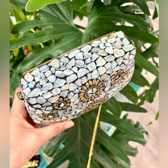 Copper & Shell handbag from Morocco (Handcrafted) - Picture 6 of 7